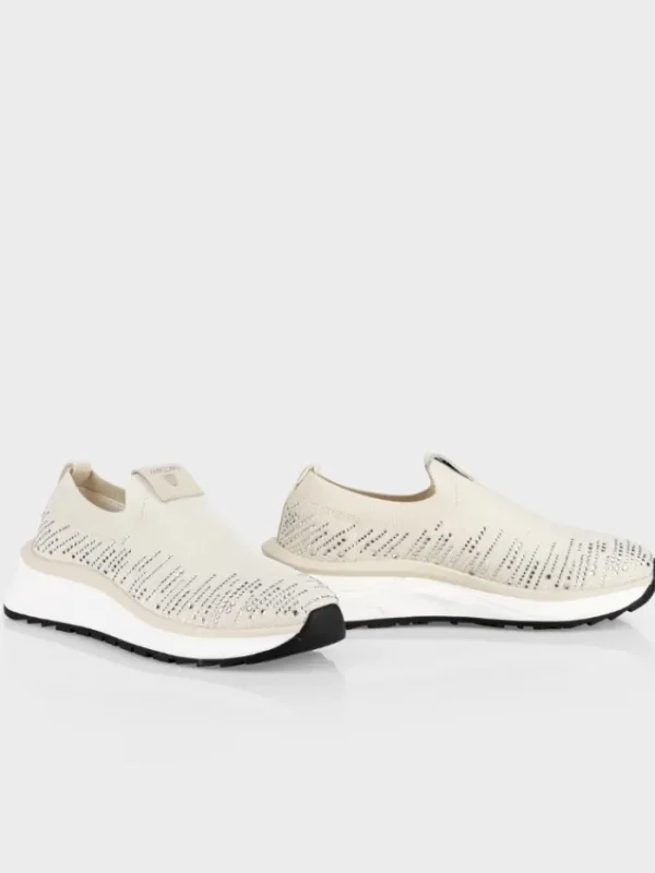 Marc Cain Footwear | Footwear^Trainers In Smoke With Glitter Applique WB SH.02 M01 COL 182