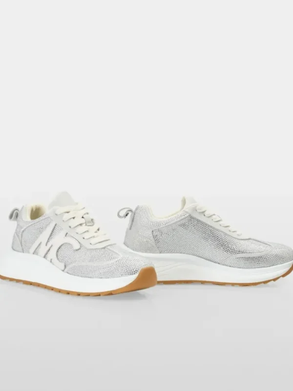 Marc Cain Sports Footwear | Footwear^Marc Cain Women's Crystal Studded Trainers In White YS SH.03 L05 COL 1