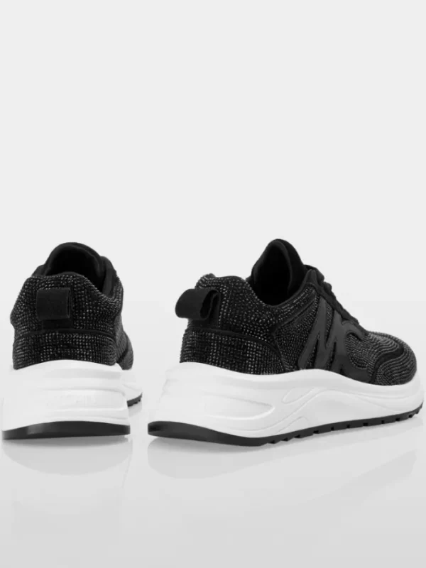 Marc Cain Sports Footwear | Footwear^Marc Cain Women's Crystal Studded Trainers In Black YS SH.03 L05 COL 9