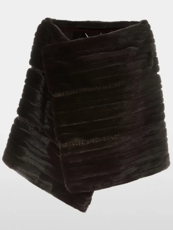 Marc Cain Glam Coats And Jackets | Party Wear^Marc Cain Women's Glam Faux Fur Stole XG B3.01 W15 COL 696