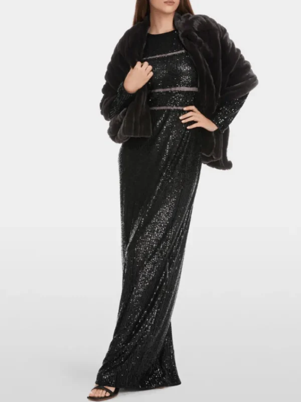 Marc Cain Glam Coats And Jackets | Party Wear^Marc Cain Women's Glam Faux Fur Stole XG B3.01 W15 COL 696