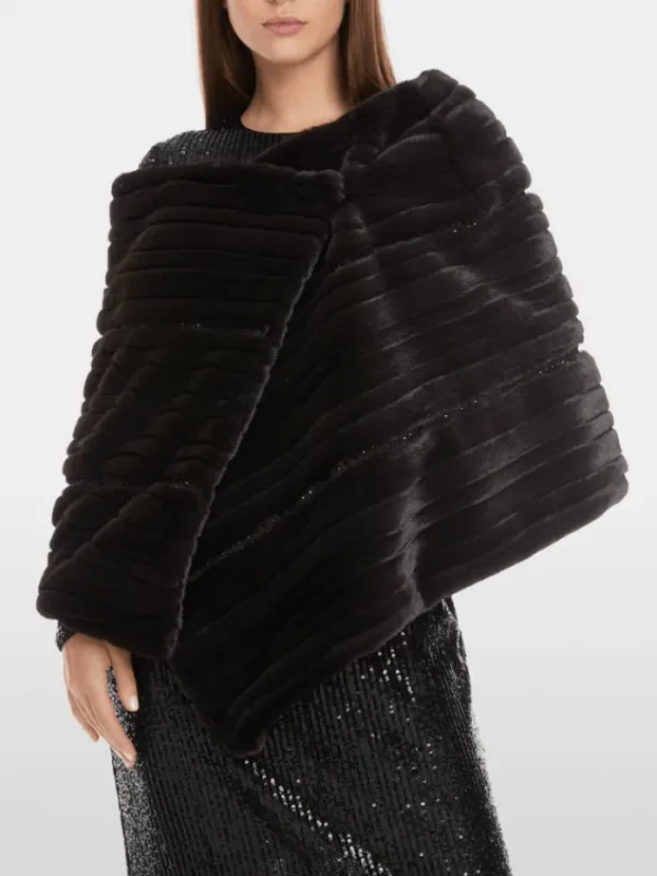 Marc Cain Glam Coats And Jackets | Party Wear^Marc Cain Women's Glam Faux Fur Stole XG B3.01 W15 COL 696