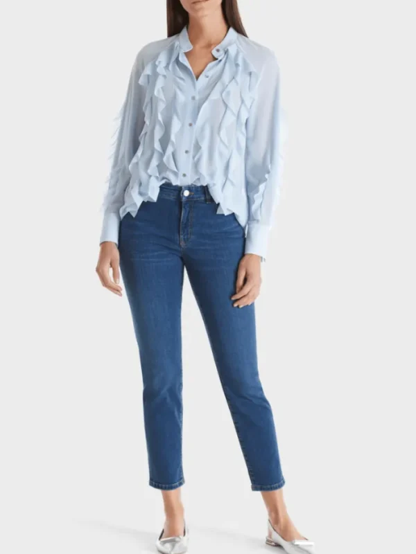 Marc Cain Pants Denim | Gifts Under £250^Marc Cain Women's SILEA "Rethink Together" Jeans In Blue +P 82.01 D71