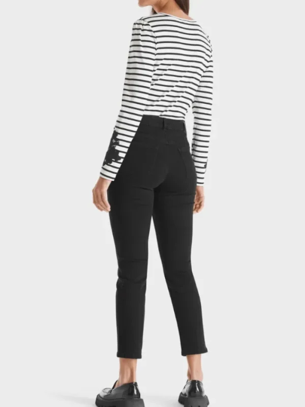 Marc Cain Pants Denim | Gifts Under £250^Marc Cain Women's SILEA "Rethink Together" Jeans In Black +P 82.01 D70