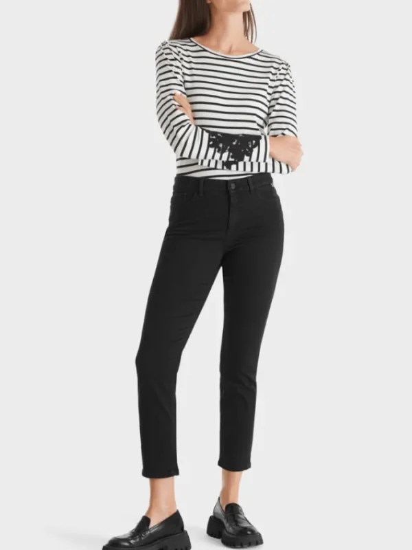 Marc Cain Pants Denim | Gifts Under £250^Marc Cain Women's SILEA "Rethink Together" Jeans In Black +P 82.01 D70