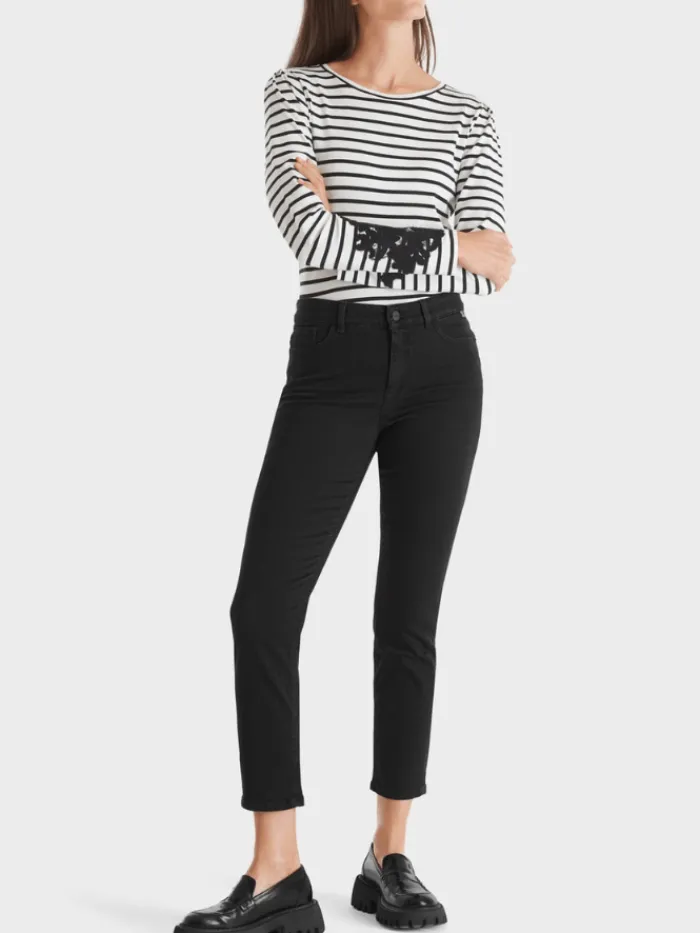 marc_cain_womens_silea_qu_4-1.webp Marc Cain Pants Denim | Gifts Under £250^Marc Cain Women's SILEA "Rethink Together" Jeans In Black +P 82.01 D70