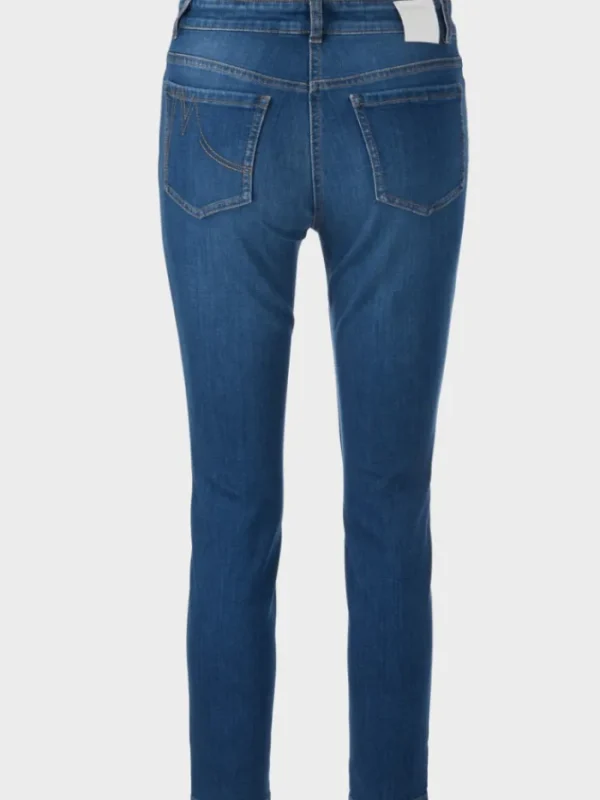 Marc Cain Pants Denim | Gifts Under £250^Marc Cain Women's SILEA "Rethink Together" Jeans In Blue +P 82.01 D71