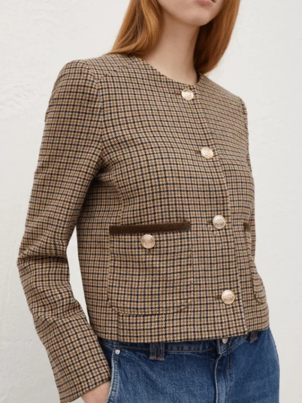 Marella Coats And Jackets | Luxury Gifts^ACOORDO Short Wool Blend Jacket 24230460142 Col 002