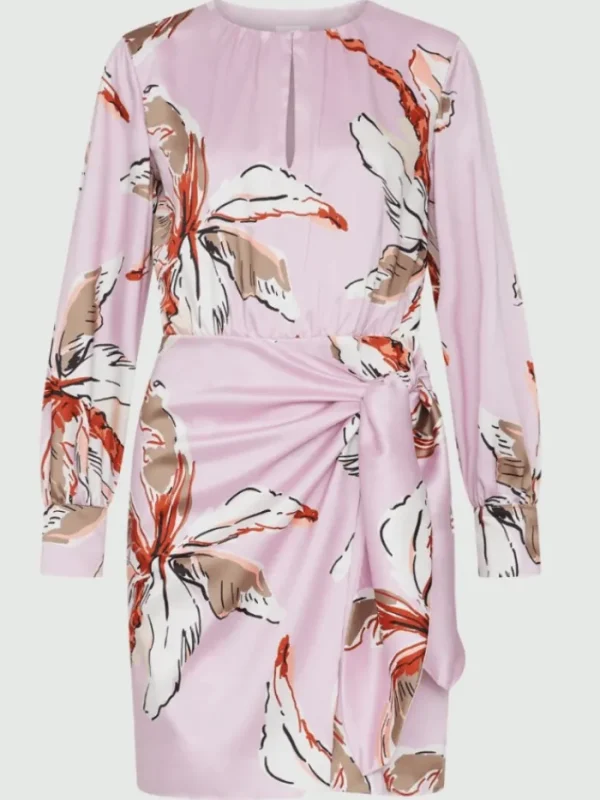 Marella Dresses | Gifts Under £250^AGRE Pink Patterned Short Dress 24132211312 Col 002