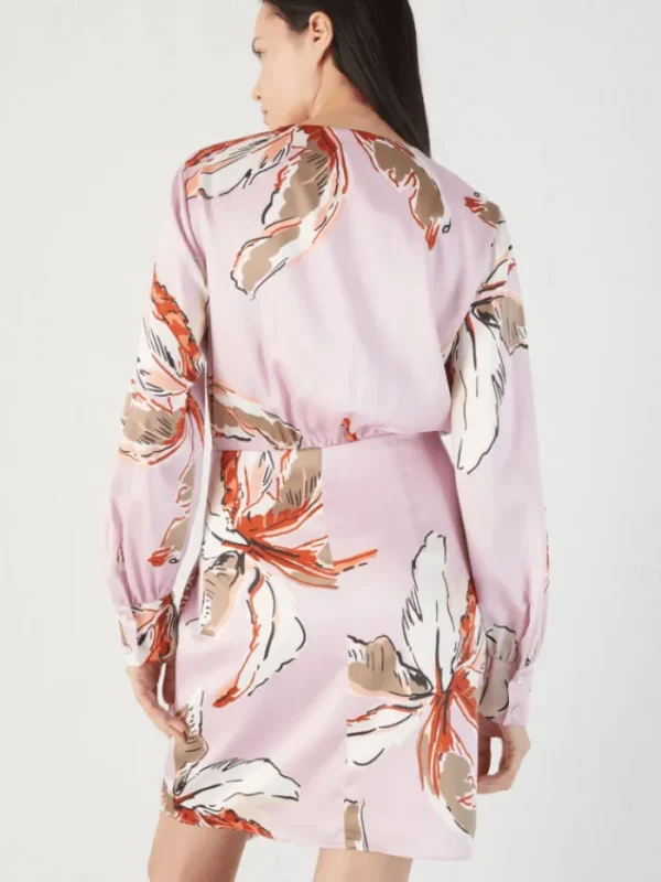 Marella Dresses | Gifts Under £250^AGRE Pink Patterned Short Dress 24132211312 Col 002