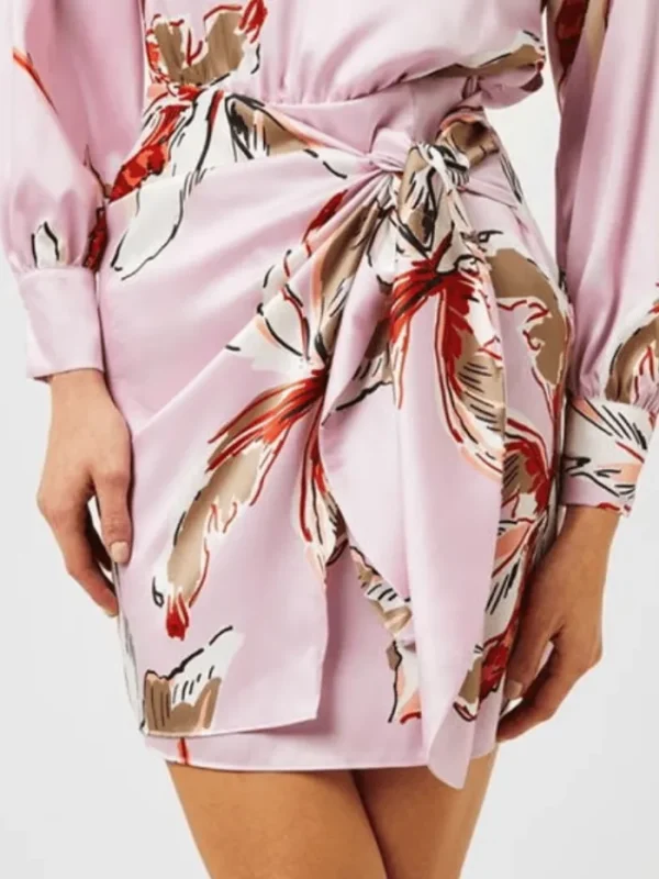 Marella Dresses | Gifts Under £250^AGRE Pink Patterned Short Dress 24132211312 Col 002