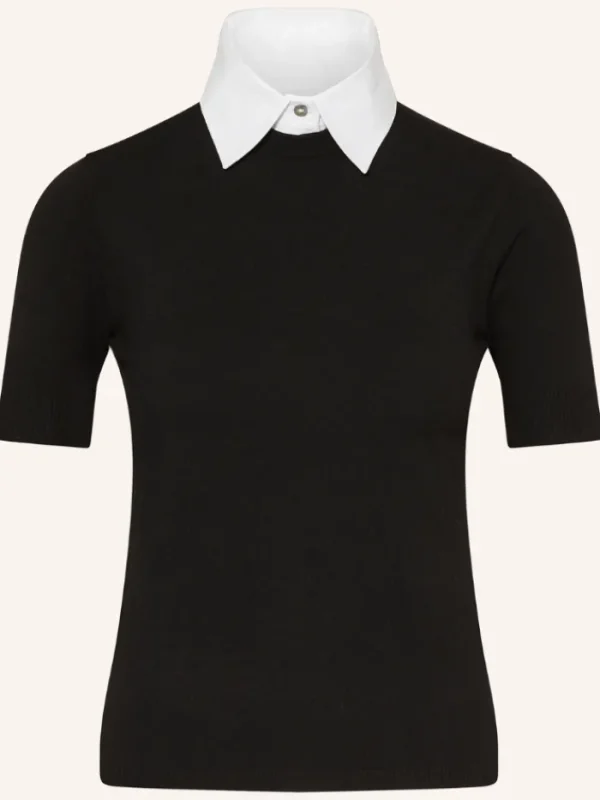 Marella Knitwear | Gifts Under £250^BABA Shirt Collar Sweater In Black 24233660212 Col 004