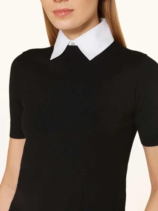 Marella Knitwear | Gifts Under £250^BABA Shirt Collar Sweater In Black 24233660212 Col 004
