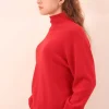 Marella Knitwear | Gifts Under £250^FALANGE Turtleneck Jumper In Red 24233661842 Col 001