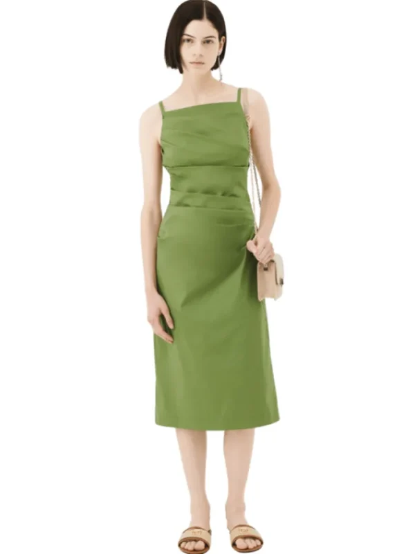 Marella Gifts Under £100^FILING Ruched Black Dress 23322135322 003