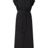 Marella Dresses | Gifts Under £100^FORMA Midi Black Dress With Woven Tassel Design 24132211822 Co