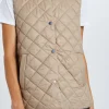 Marella Coats And Jackets | Gifts Under £100^HALLE Beige Padded Quilted Gilet 24132910372 Col 004