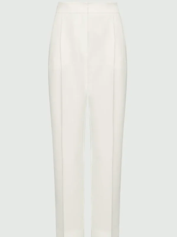 Marella Trousers | Gifts Under £250^IZABEL Crepe Trousers In Wool White 24131310232 Col 001