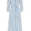 Marella Dresses | Gifts Under £100^JUTTA Striped Midi Shirt Dress 24132214422 Col 003