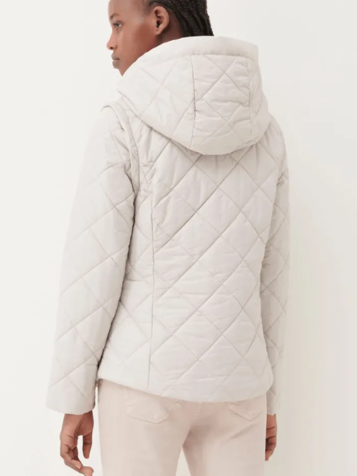 marella_maiorca_hooded_qu_2.webp Marella Coats And Jackets | Gifts Under £250^Maiorca Hooded Quilted Jacket In Natural 23348694392 Col 001