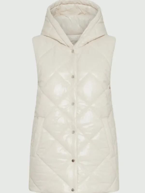 Marella Coats And Jackets | Luxury Gifts^MIDAS Women's Reversible Quilted Gilet In Wool White 242329602