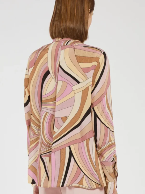 Marella Tops | Gifts Under £250^MINERVA Patterned Silk Crepe Shirt 24231160822 Col 001