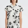 Marella Tops | T-Shirts^MISTER Silk White Floral Print Shirt 24131110722 Col 001
