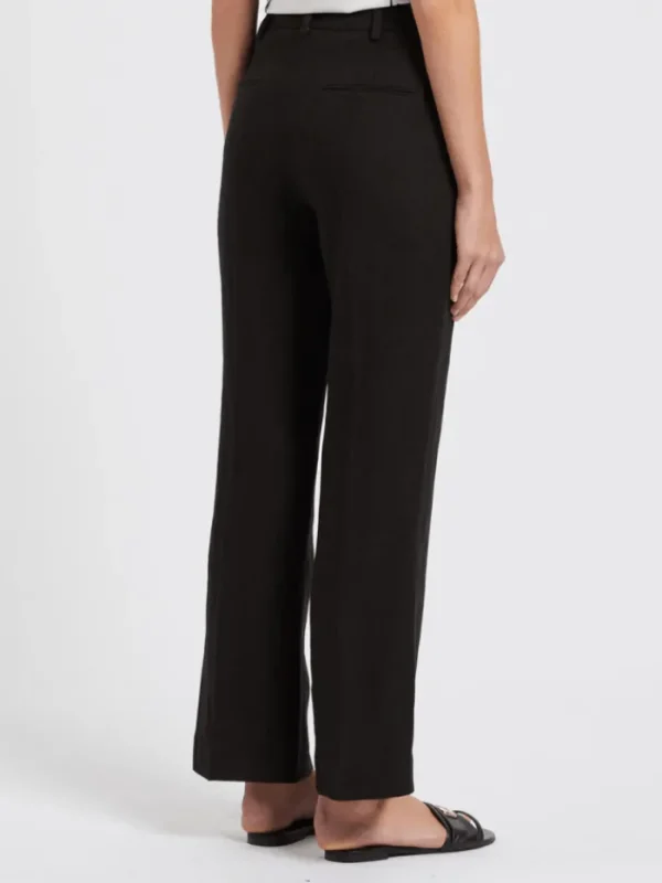 Marella Trousers | Gifts Under £100^MUSCHIO Black Linen Trousers 24131312722 Col 003