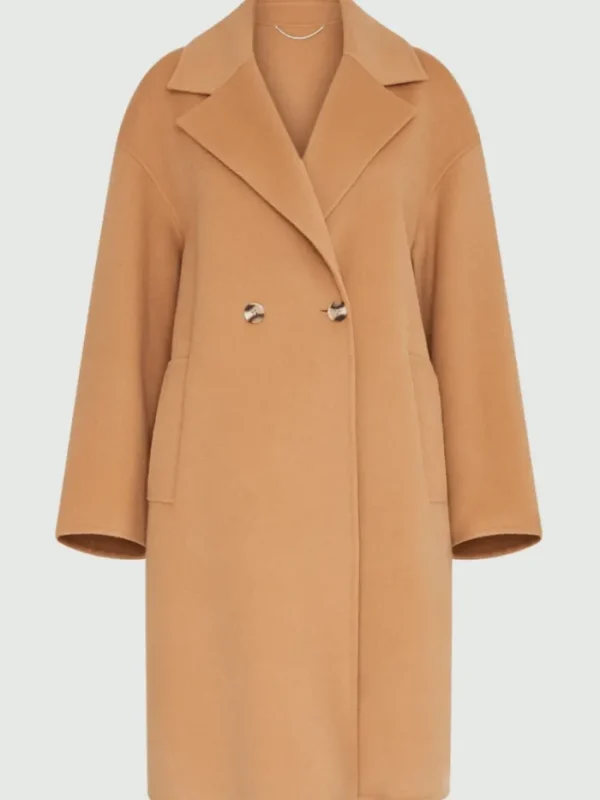 Marella Coats And Jackets | Luxury Gifts^Nandina Double Breasted Camel Coat 23301608382 001
