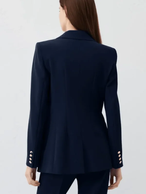 Marella Coats And Jackets | Gifts Under £250^NOTION Double Breasted Blazer In Navy 24130411112 Col 003