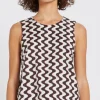 Marella Tops | Gifts Under £50^OFANTO Geometric Printed Sleeveless Top 24131610622 Col 002