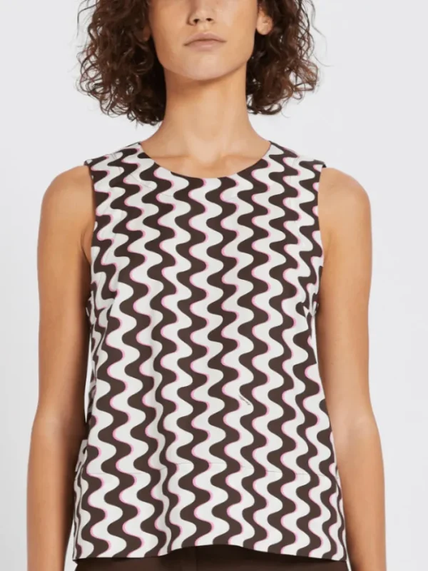 Marella Tops | Gifts Under £50^OFANTO Geometric Printed Sleeveless Top 24131610622 Col 002