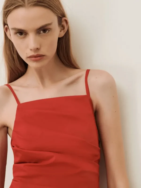 Marella Dresses | Party Wear^ROXS Slim Fit Midi Dress In Red 24132213822 Col 002