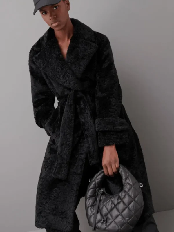 Marella Coats And Jackets | Gifts Under £250^Salone Long Black Coat 23390602392 Col 004