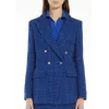 Marella Skirts | Gifts Under £50^T GARBATA Tweed Style Blue Skirt 31060428 002