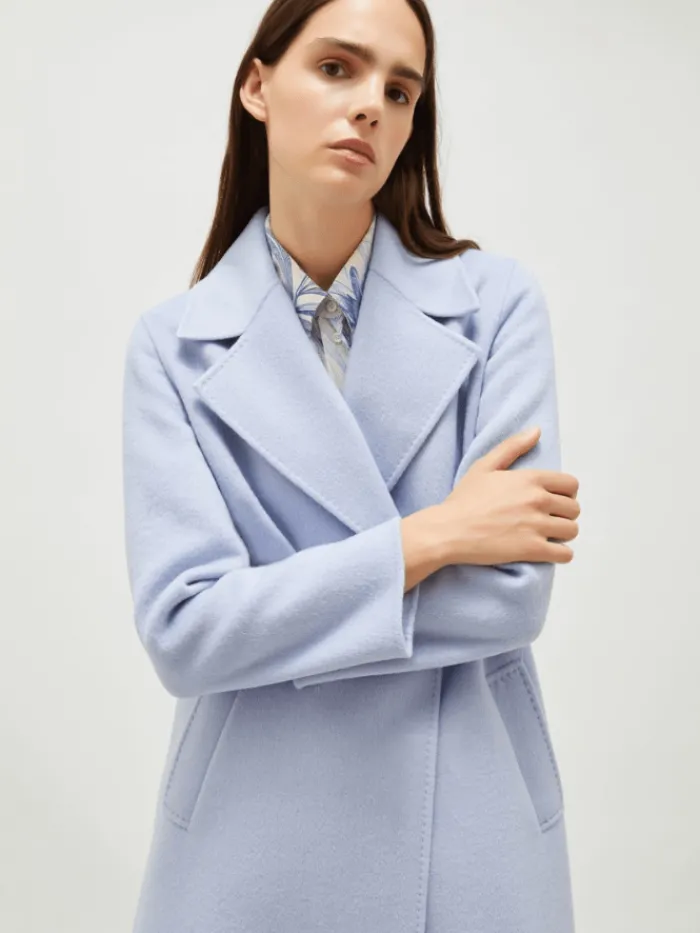 marella_womens_alibi_doub_4.webp Marella Coats And Jackets | Luxury Gifts^Women's ALIBI Double Breasted Wool Blend Coat In Light Blue 25
