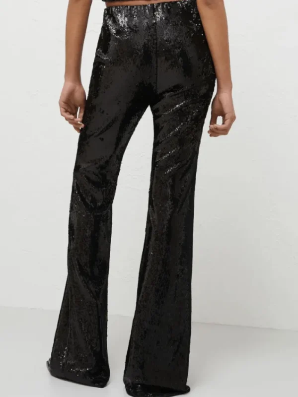 Marella Party Wear | Trousers^Women's CHIETI Black Sequin Trousers 24237860122 Col 001