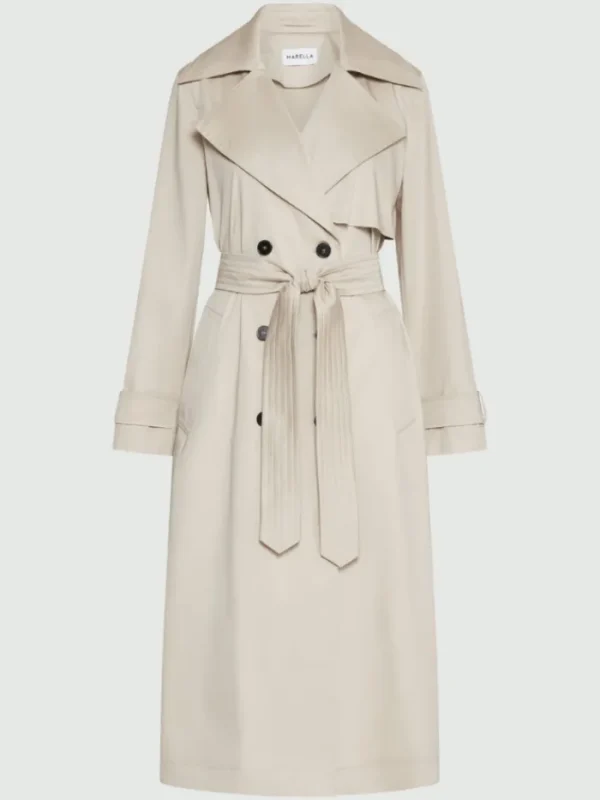 Marella Coats And Jackets | Luxury Gifts^Women's CLORURO Double Breasted Trench Coat 25130210612 Col 00