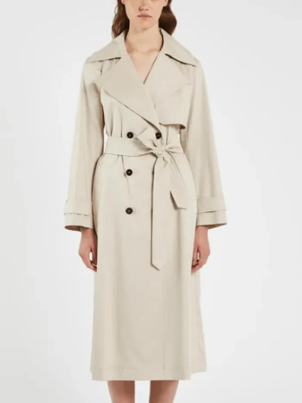 Marella Coats And Jackets | Luxury Gifts^Women's CLORURO Double Breasted Trench Coat 25130210612 Col 00