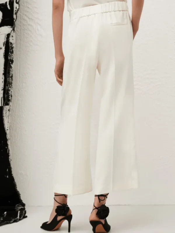 Marella Trousers | Gifts Under £250^Women's GRACE Cropped Trousers In Wool White 25131310232 Col 0