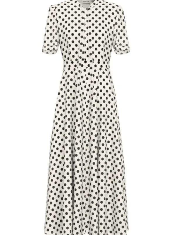 Marella Dresses | Luxury Gifts^Women's LORENZA Dot Print Midi Dress 25132211412 Col 001