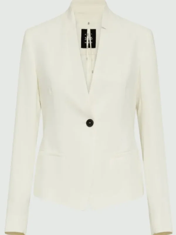 Marella Coats And Jackets | Gifts Under £250^Women's MIRANDA Stand-Up Collar Blazer In Wool White 251304103