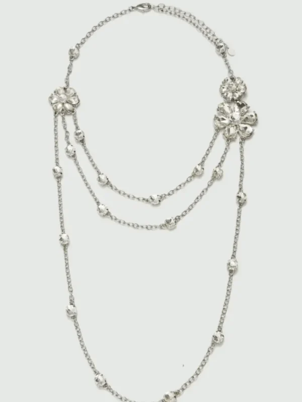 Marella Jewellery & Jewellery Boxes | Gifts Under £250^Women's SATIRA Crystal Flower Adorned Long Necklace 2513751036
