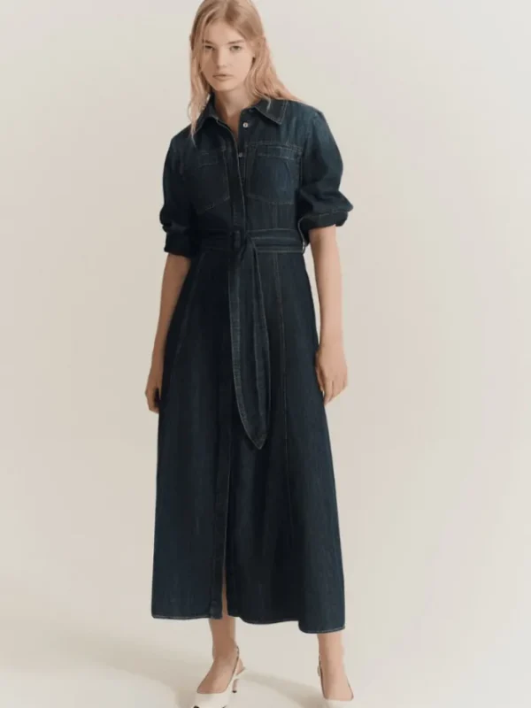 Marella Denim | Dresses^Women's TARTUFO Blue Denim Shirt Dress 25132210342 Col 001