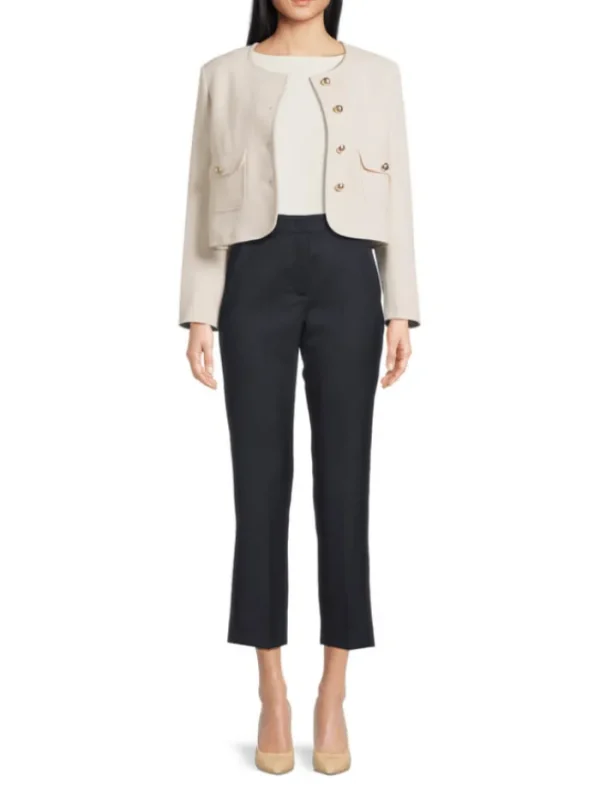 Marella Coats And Jackets | Party Wear^Women's TURCHIA Short Jacket In Wool White 24230461222 Col 001