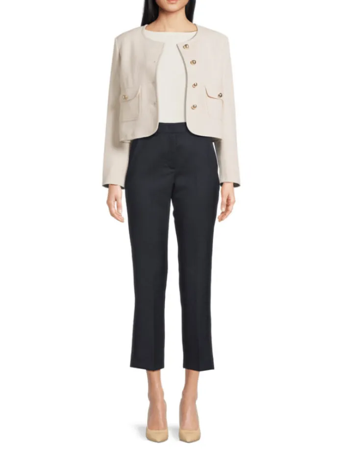 marella_womens_turchia_sh_2.webp Marella Coats And Jackets | Party Wear^Women's TURCHIA Short Jacket In Wool White 24230461222 Col 001