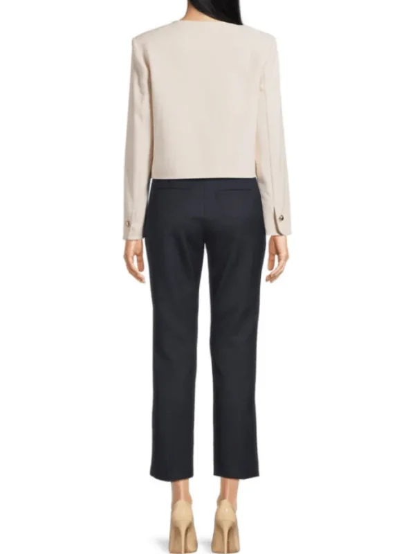 Marella Coats And Jackets | Party Wear^Women's TURCHIA Short Jacket In Wool White 24230461222 Col 001
