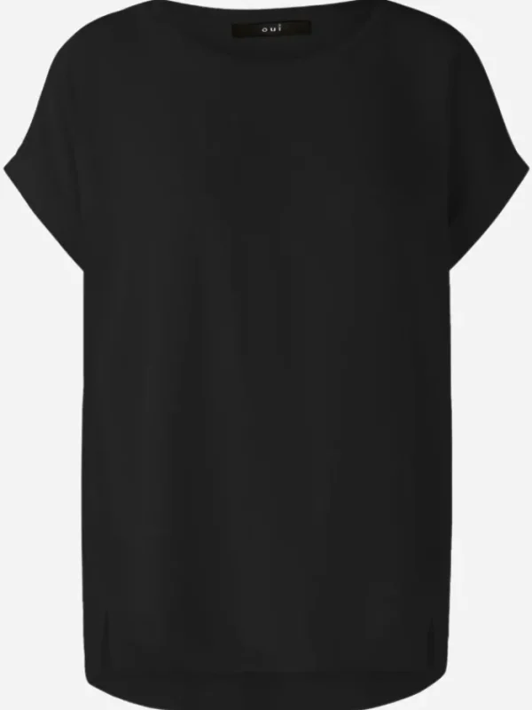 Oui Tops | Gifts Under £100^AYANO Blouse Shirt In Black 88335 Col 9990