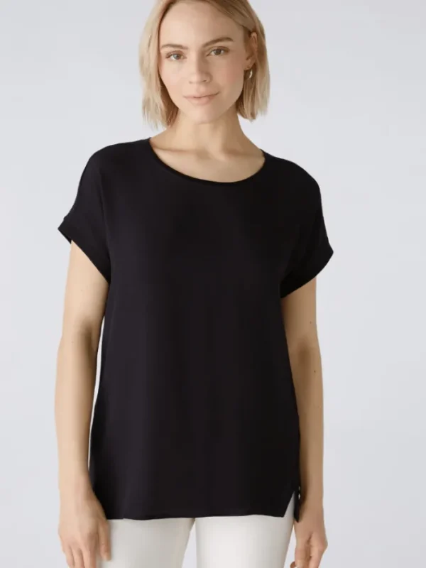 Oui Tops | Gifts Under £100^AYANO Blouse Shirt In Black 88335 Col 9990