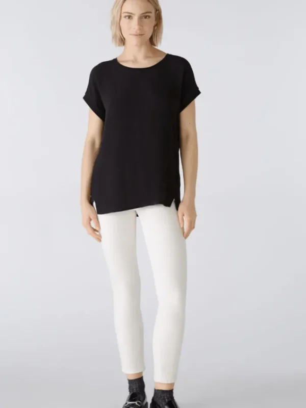 Oui Tops | Gifts Under £100^AYANO Blouse Shirt In Black 88335 Col 9990